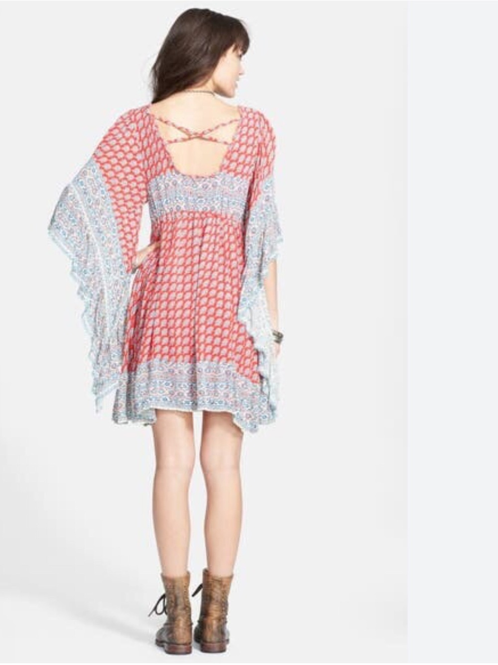Free People Heart of Gold mini dress Sz M - Picture 4 of 8